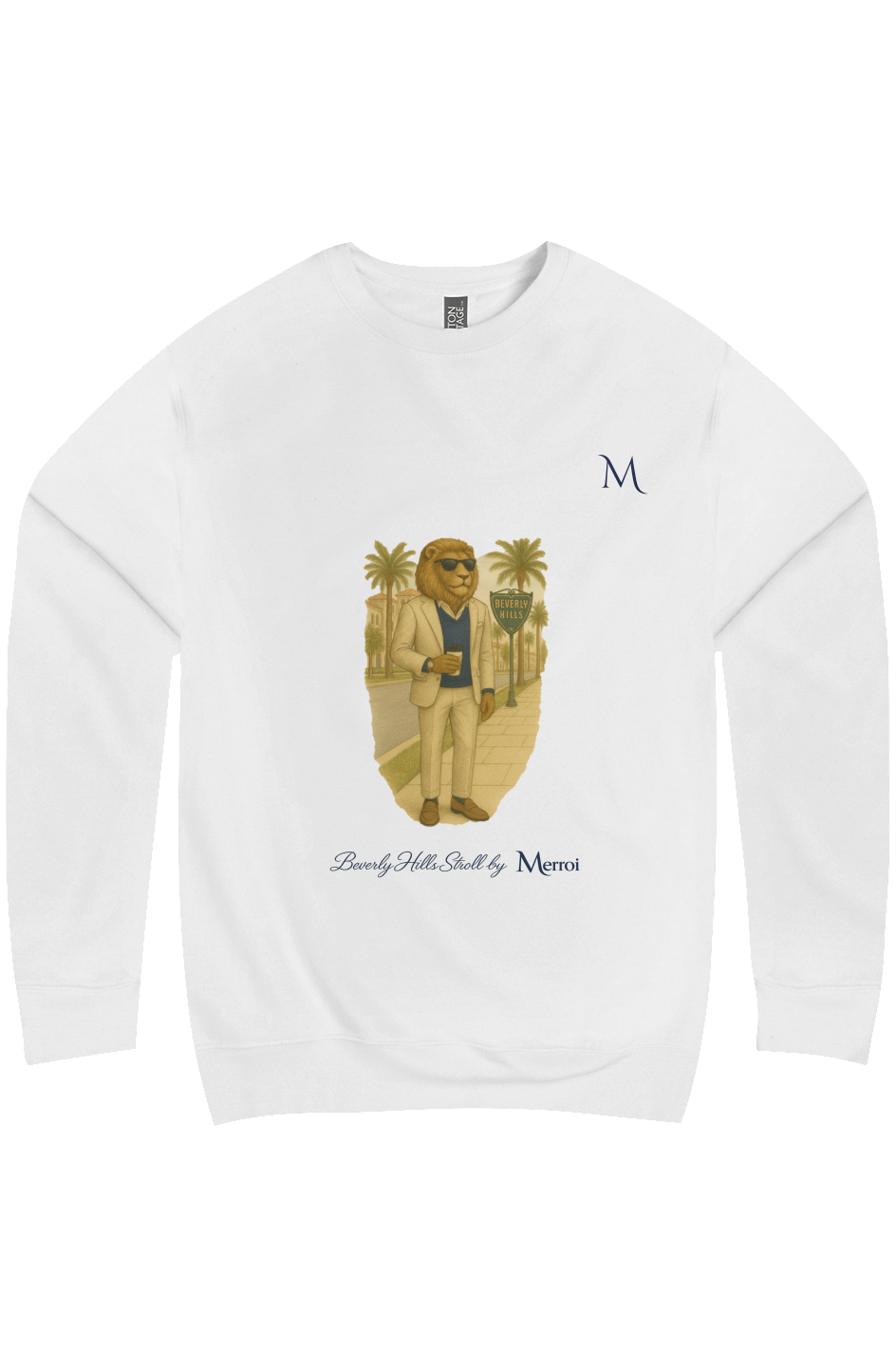 Beverly Hills Stroll - Premium Crew Neck